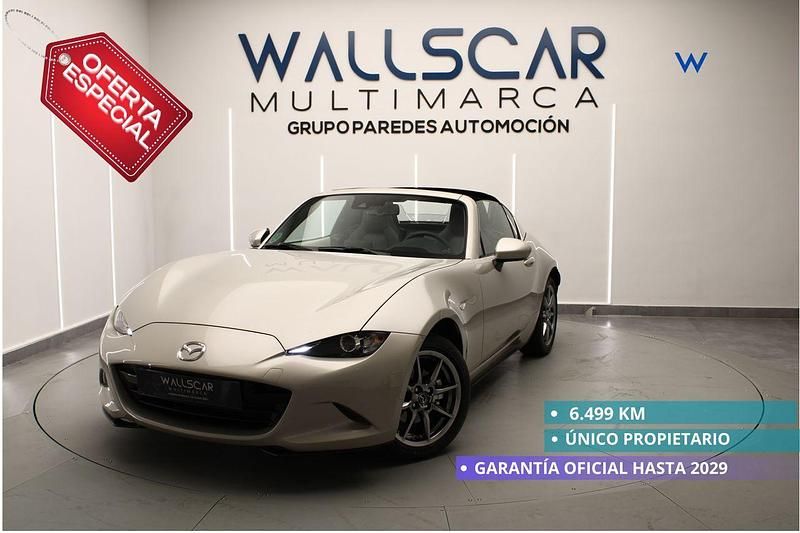 Marrón Usado 2023 Mazda MX5 Exclusive-Line Descapotable | 31.290 € (Precio justo) - Imagen 1/4