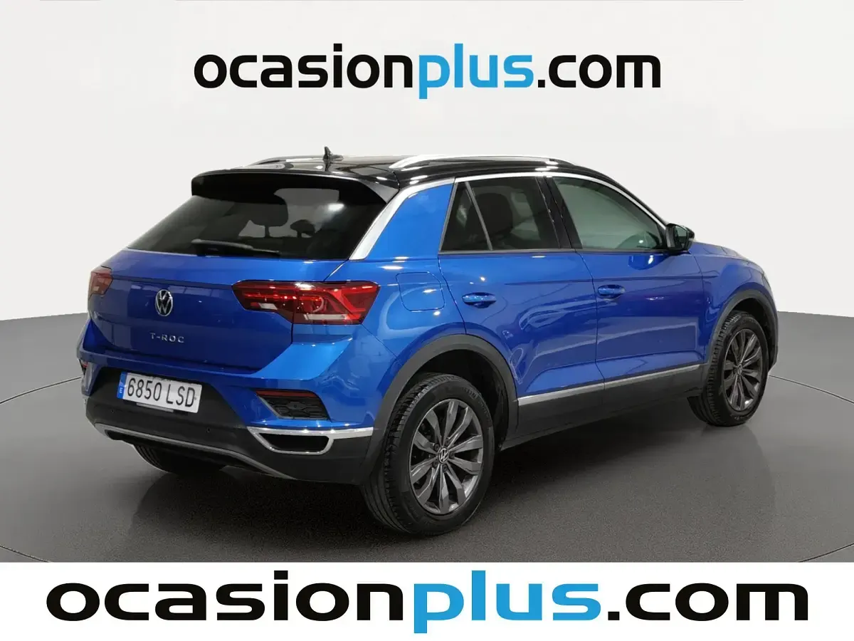 Käytetty VW T-Roc Sportline 150 HP (110 kW) 2021 Sininen Katumaasturi