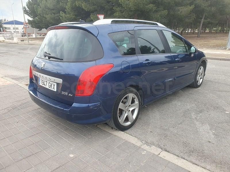Usado Peugeot 308 SW Premium 110 CV (80 kW) 2009 Azul Familiar