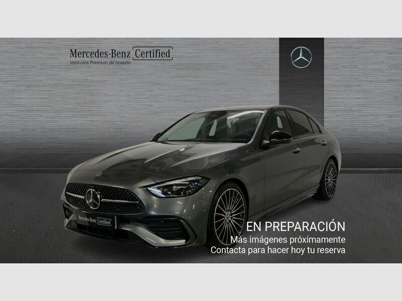 Gris Usado 2021 Mercedes C200 AMG line Berlina | 36.990 € (Precio justo) - Imagen 1/3