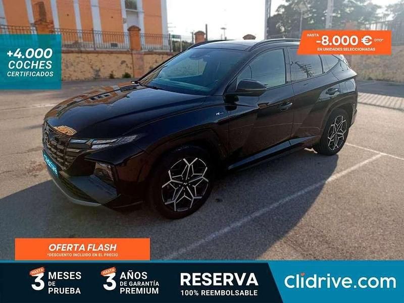 Usado Hyundai Tucson N Line 136 CV (100 kW) 2022 Negro SUV