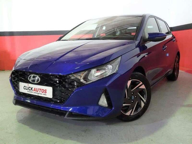 Azul Usado 2021 Hyundai i20 Utilitario | 12.000 € (Buen precio) - Imagen 1/4