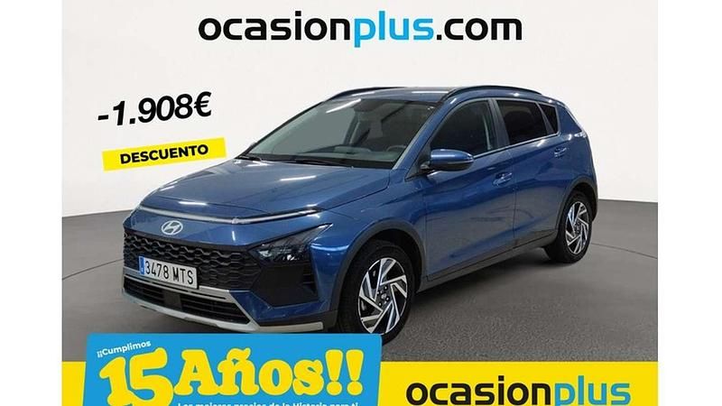 Azul Usado 2024 Hyundai Bayon SUV | 19.082 € (Caro) - Imagen 1/4