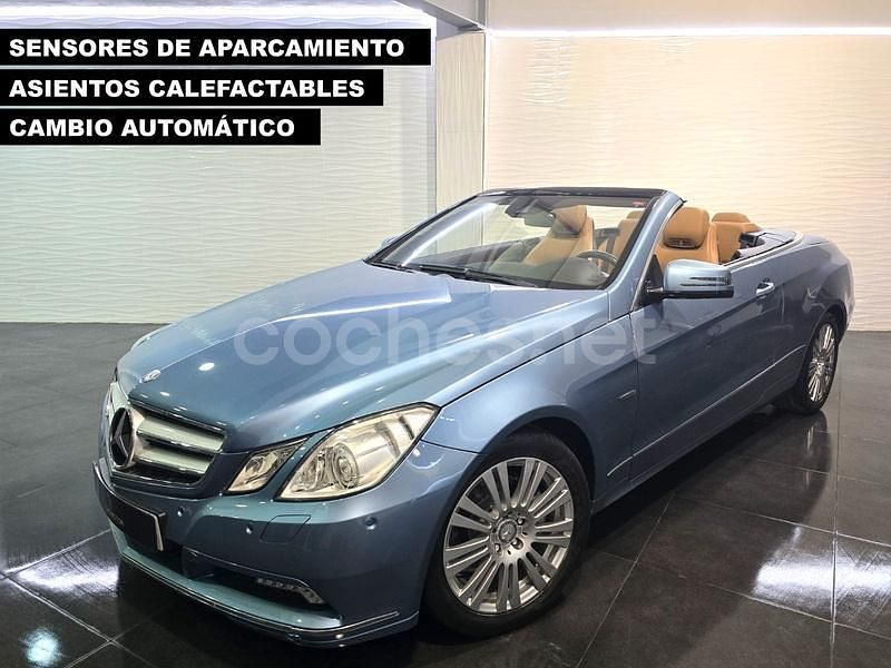 Azul Usado 2010 Mercedes E200 Avantgarde Descapotable | 19.990 € (Precio justo) - Imagen 1/4