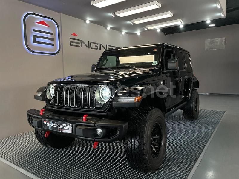 Usado Jeep Wrangler Unlimited Sahara 284 CV (208 kW) 2021 Negro SUV