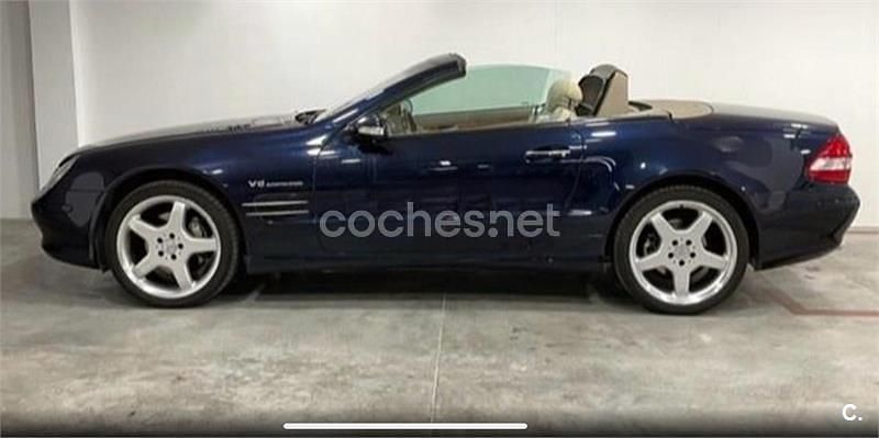 Usado Mercedes SL500 306 CV (225 kW) 2002 Azul Descapotable