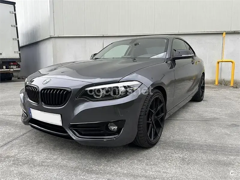 Usado BMW 218 Comfort Edition 150 HP (110 kW) 2017 Cinzento Coupé