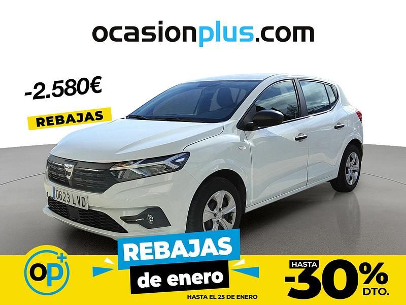 Blanco Usado 2021 Dacia Sandero Essentiel Berlina | 12.990 € (Precio justo) - Imagen 1/4