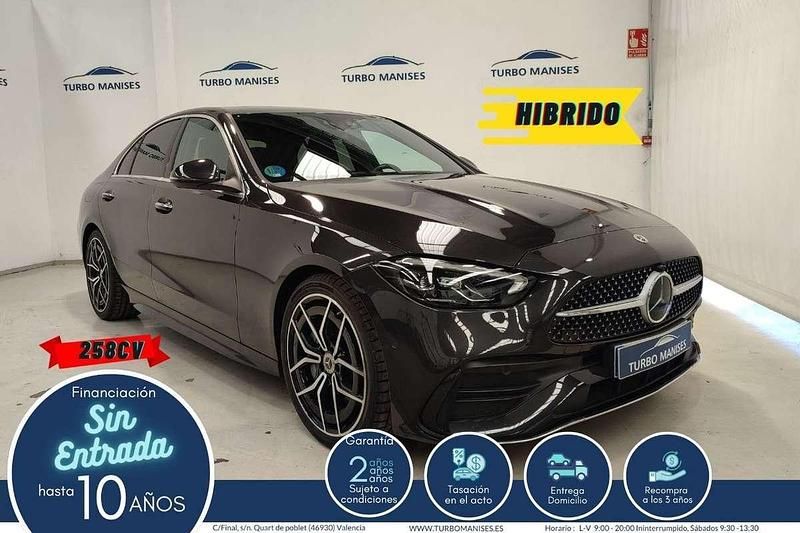 Gris Usado 2022 Mercedes C300e Berlina | 42.990 € (Buen precio) - Imagen 1/4