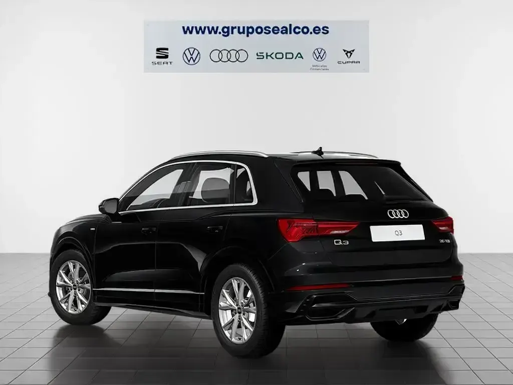 Usado Audi Q3 S-Line 150 CV (110 kW) 2022 Negro SUV