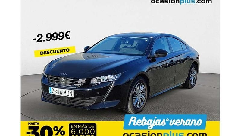 Negro Usado 2023 Peugeot 508 Active Berlina | 19.122 € (Buen precio) - Imagen 1/4