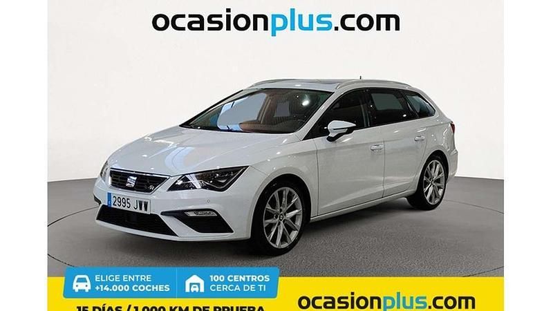 Blanco Usado 2017 Seat Leon ST FR Familiar | 15.350 € (Precio justo) - Imagen 1/4