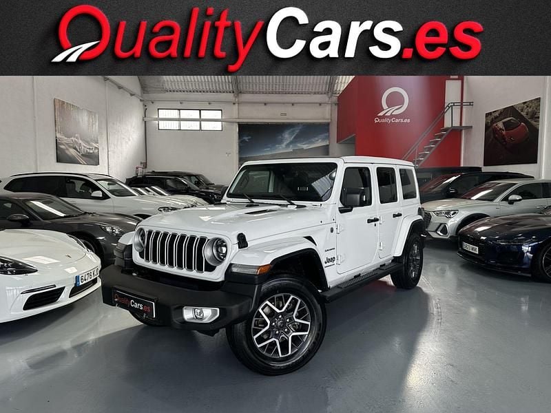 Blanco Usado 2024 Jeep Wrangler Unlimited Rubicon SUV | 59.900 € (Precio justo) - Imagen 1/4