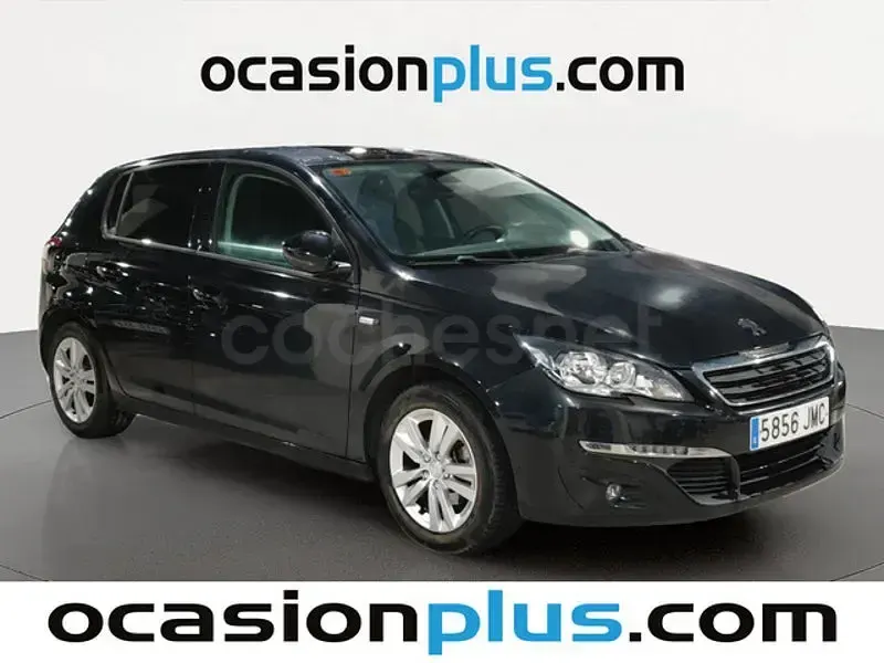 Usado Peugeot 308 Style 131 CV (96 kW) 2016 Negro Berlina