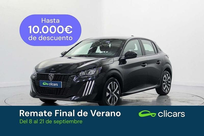 Negro Usado 2024 Peugeot 208 Active Utilitario | 13.190 € (Super precio) - Imagen 1/4