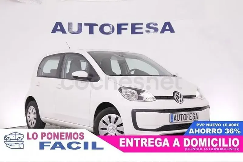 Usado VW up! move up! 60 CV (44 kW) 2018 Blanco Utilitario
