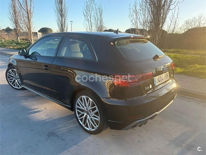 Usado Audi A3 S-Line 150 CV (110 kW) 2017 Negro Berlina