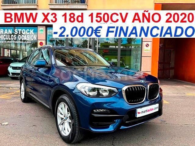Usado BMW X3 150 CV (110 kW) 2020 Azul SUV
