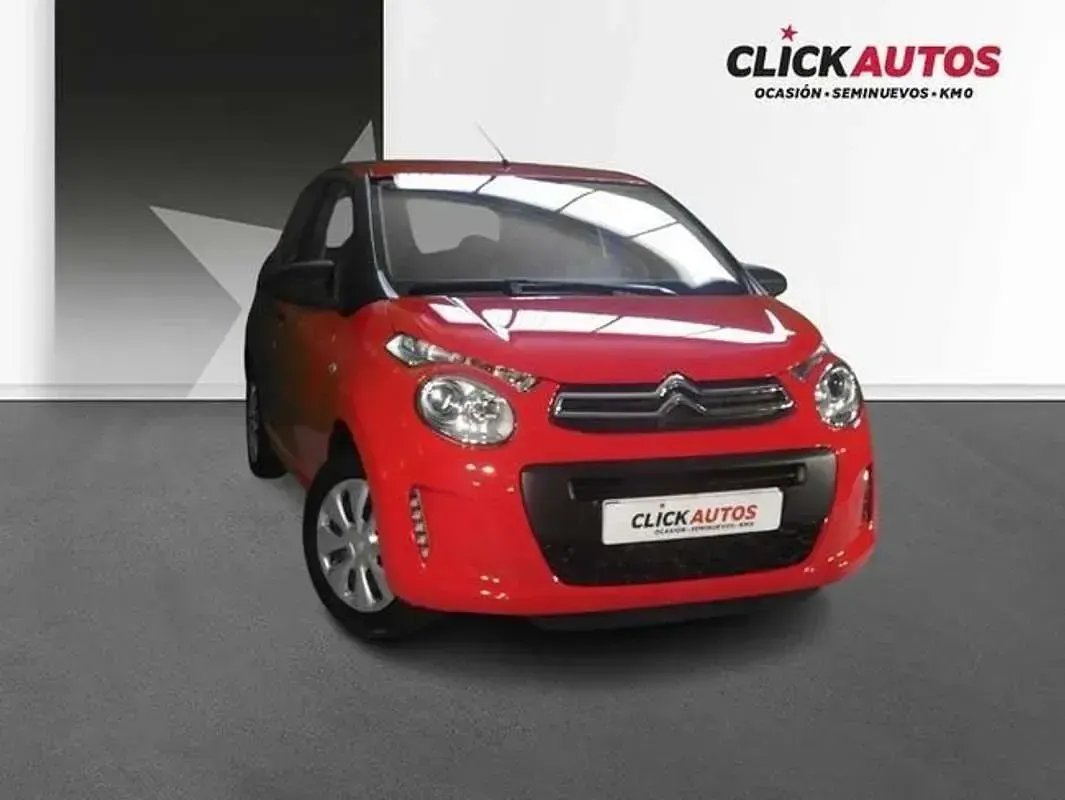 Usado Citroën C1 Live 72 CV (52 kW) 2022 Rojo Utilitario