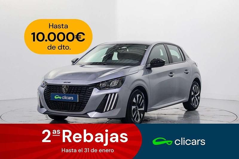 Plateado Usado 2024 Peugeot 208 Active Utilitario | 11.590 € (Super precio) - Imagen 1/4