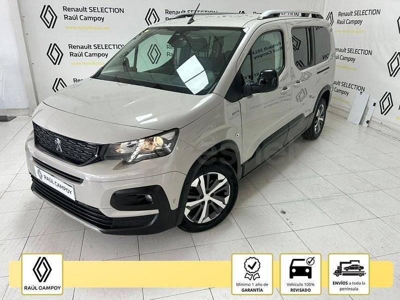 Usado Peugeot Rifter GT-line 130 CV (95 kW) 2019 Gris / plata Monovolumen