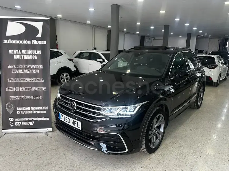Usado VW Tiguan R-line 150 CV (110 kW) 2023 Negro SUV