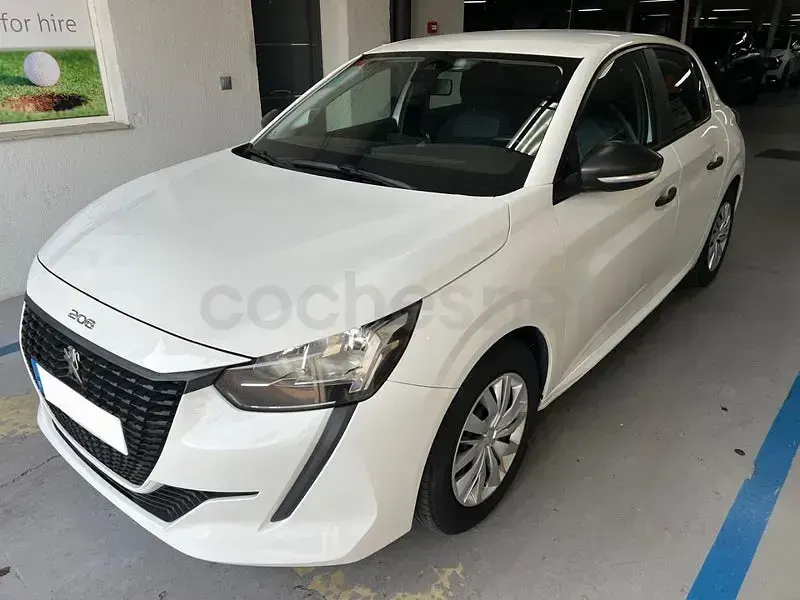 Usado Peugeot 208 Active 75 CV (55 kW) 2021 Blanco Utilitario
