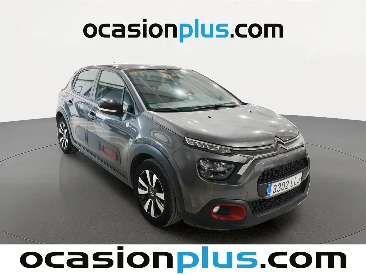 Usado Citroën C3 PureTech 83 CV (61 kW) 2020 Gris Utilitario