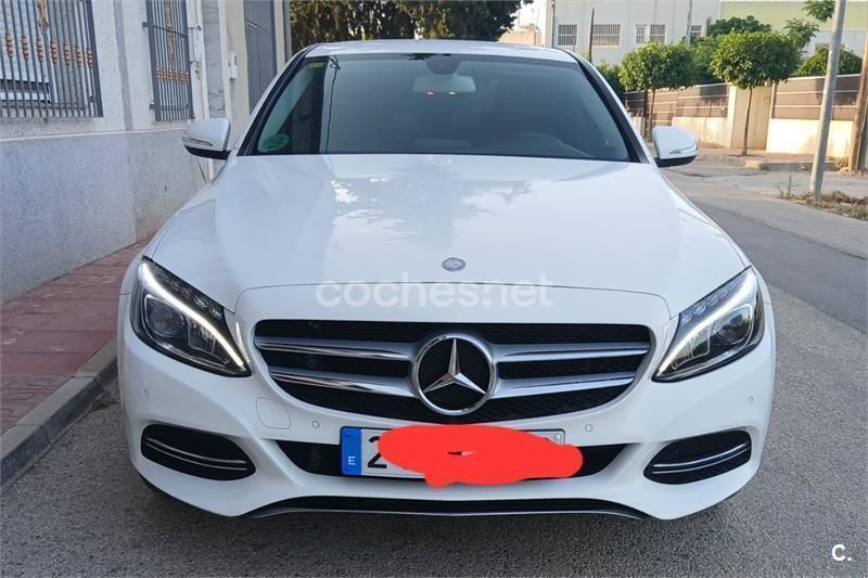 Usado Mercedes C220 Avantgarde 170 CV (125 kW) 2016 Blanco Berlina