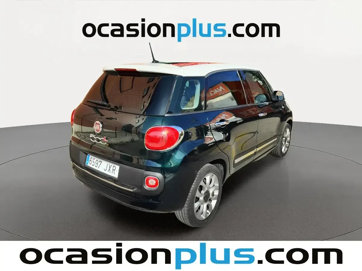 Usado Fiat 500L Lounge 95 CV (69 kW) 2017 Verde Monovolumen