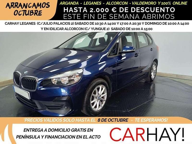 Azul Usado 2019 BMW 216 Active Tourer Monovolumen | 16.890 € (Precio justo) - Imagen 1/4