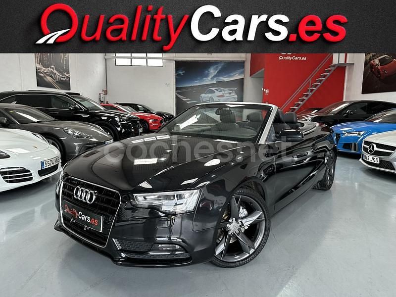 Negro Usado 2012 Audi A5 Cabriolet Descapotable | 17.900 € (Precio justo) - Imagen 1/4