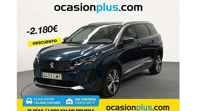 Azul Usado 2021 Peugeot 5008 Allure Monovolumen | 21.810 € (Buen precio) - Imagen 1/4