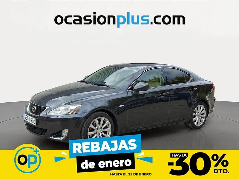 Gris oscuro Usado 2008 Lexus IS250 Sport Line Berlina | 10.750 € (Precio justo) - Imagen 1/4