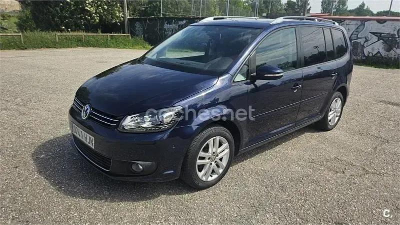 Usado VW Touran Advance 105 CV (77 kW) 2012 Azul Monovolumen