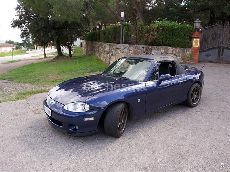 Usado Mazda MX5 Touring 110 CV (80 kW) 2001 Azul Descapotable