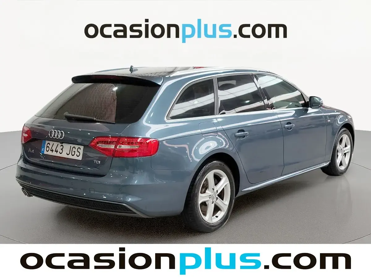 Usado Audi A4 S-Line 150 CV (110 kW) 2015 Azul Familiar