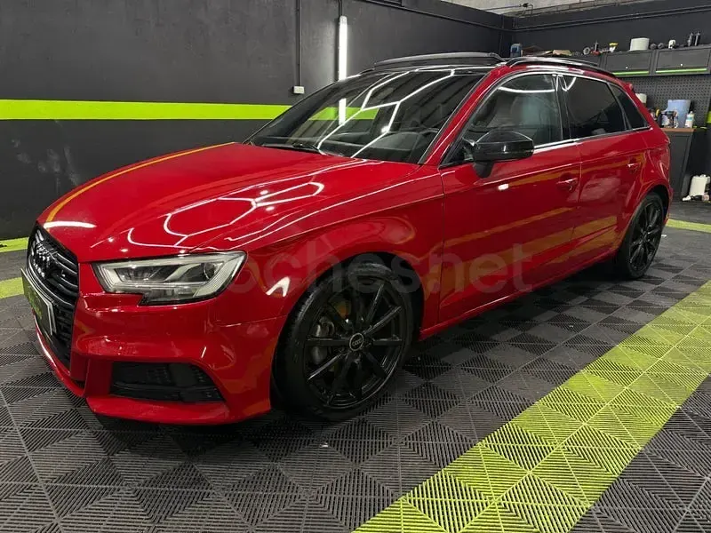 Usado Audi A3 S-Line 116 CV (85 kW) 2020 Rojo Berlina