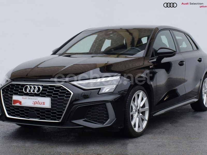 Negro Usado 2023 Audi A3 Sportback S-Line Berlina | 30.713 € (Precio justo) - Imagen 1/4