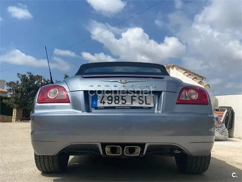 Usado Chrysler Crossfire Limited 218 CV (160 kW) 2004 Gris / plata Descapotable