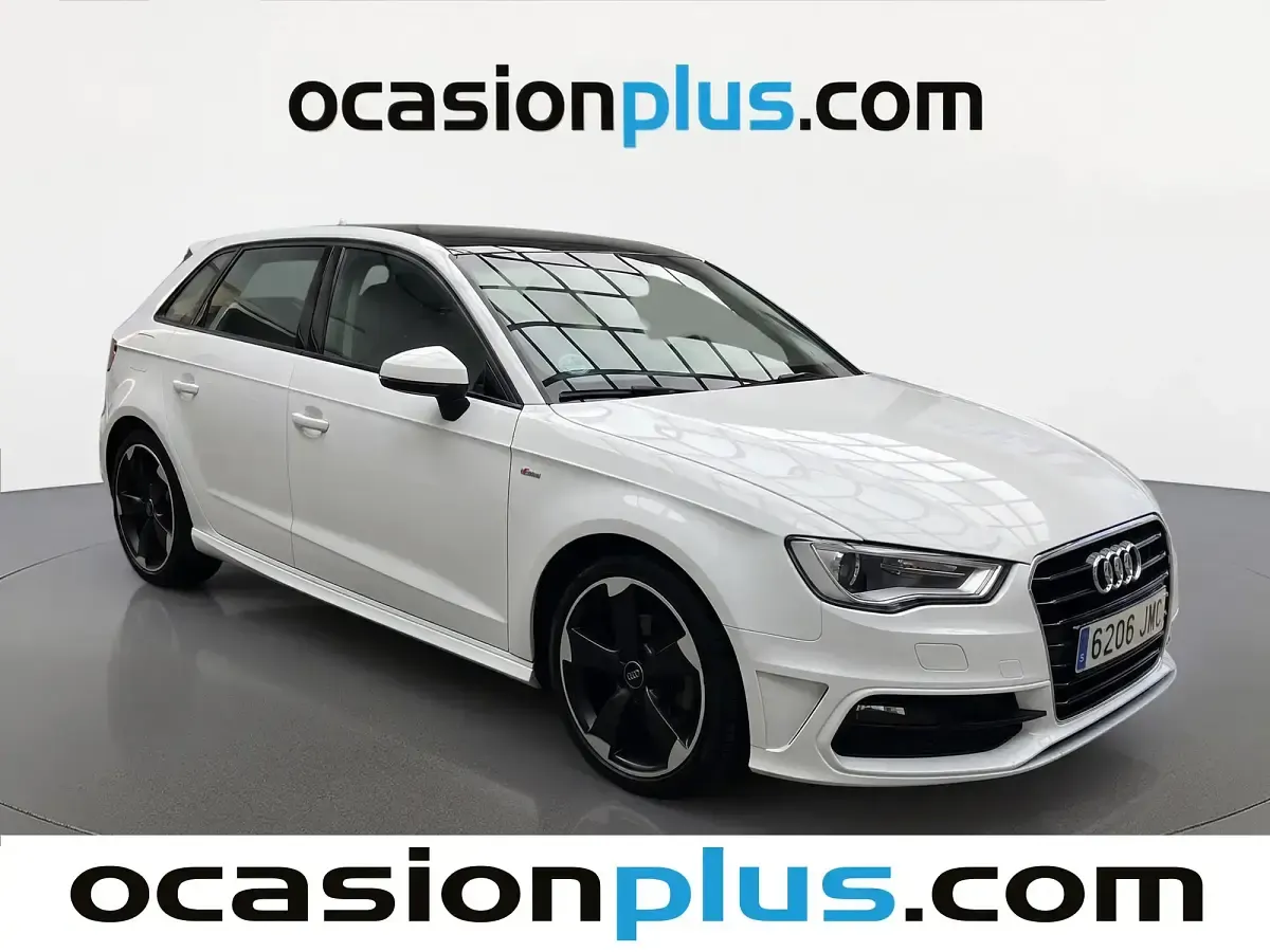 Usado Audi A3 S-Line 110 CV (80 kW) 2016 Blanco