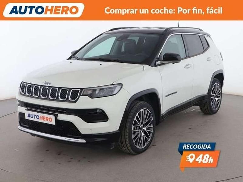 Blanco Usado 2021 Jeep Compass Limited SUV | 18.856 € - Imagen 1/3