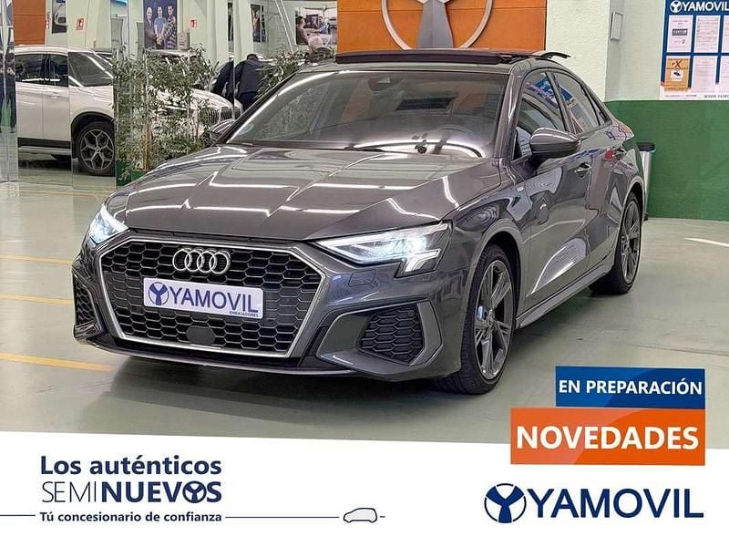 Gris Usado 2022 Audi A3 S-Line Berlina | 27.450 € (Precio justo) - Imagen 1/4