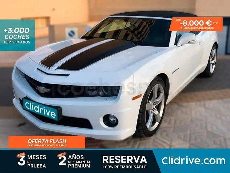Usado Chevrolet Camaro 405 CV (297 kW) 2013 Blanco Descapotable