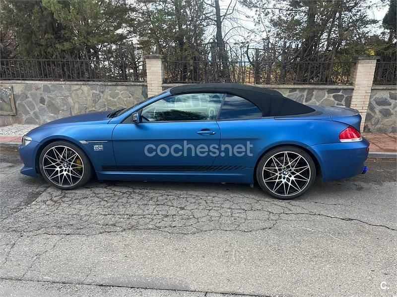 Azul Usado 2006 BMW 650 Cabriolet Descapotable | 17.900 € - Imagen 1/4