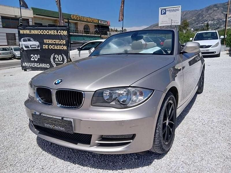 Beige Usado 2010 BMW 118 Cabriolet Descapotable | 9999 € (Precio justo) - Imagen 1/4