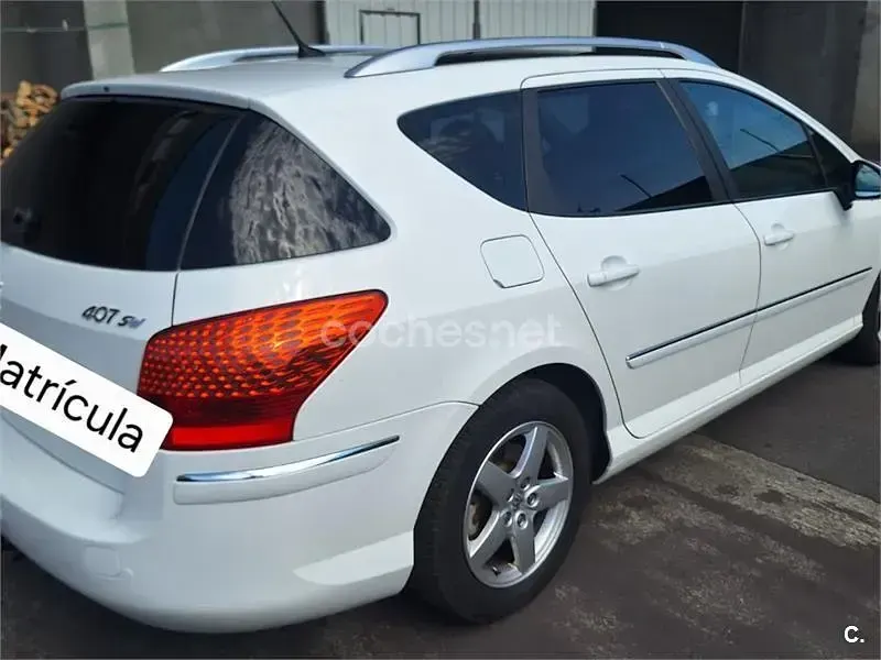 Usado Peugeot 407 Business-Line 110 CV (80 kW) 2010 Blanco Familiar