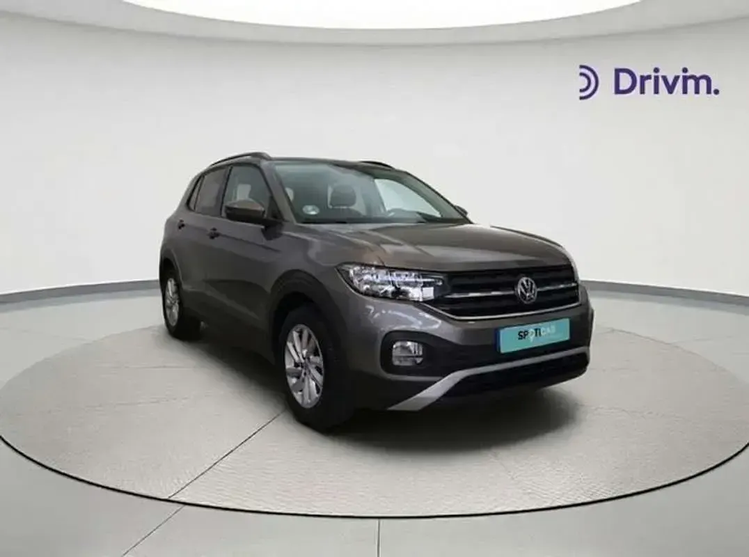 Usado VW T-Cross Advance 110 CV (80 kW) 2020 Beige SUV