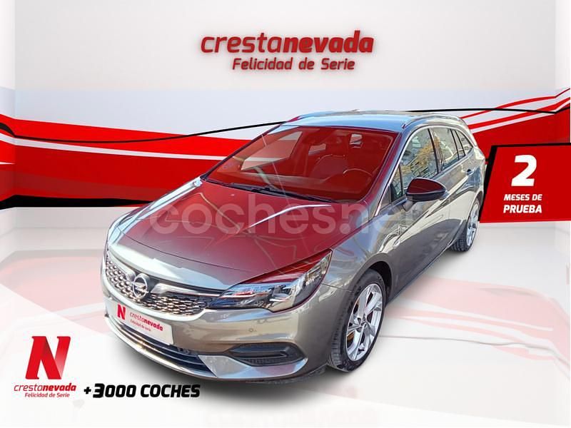 Gris / plata Usado 2021 Opel Astra Elegance Familiar | 13.990 € (Precio justo) - Imagen 1/4