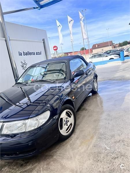 Usado Saab 9-3 150 CV (110 kW) 2001 Azul Descapotable